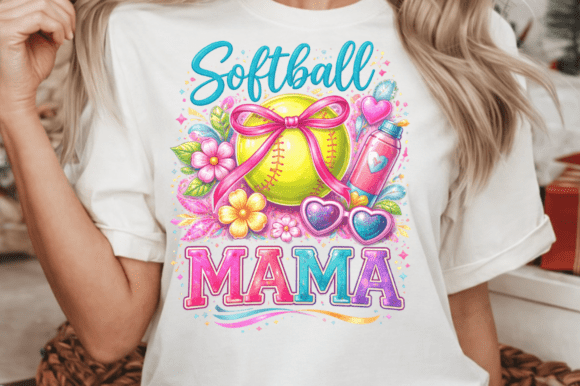Crafting the Perfect Softball Mom Vibe with Coquette Bow PNG