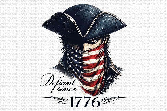 Defiant Since 1776 PNG: Command Attention with Revolutionary Spirit