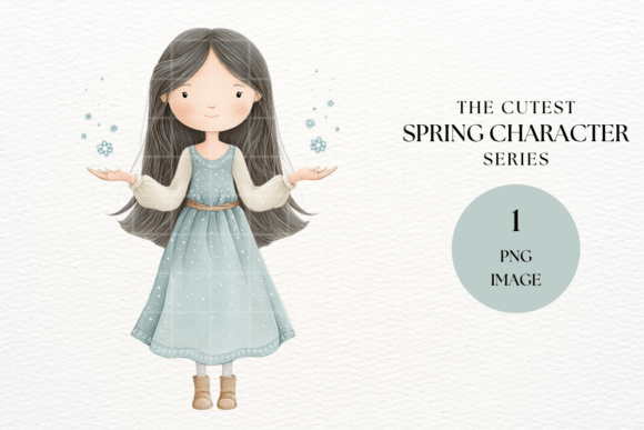Enchanting Designs: Using Magic Girl Snowflakes Clipart