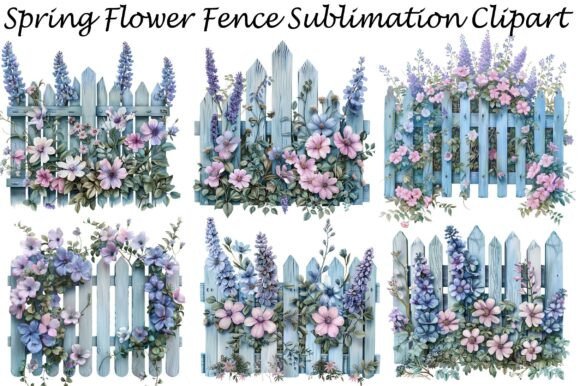 Spring Flower Fence Sublimation Clipart: A Designer's Guide