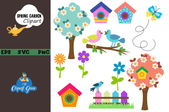 Spring Garden Clipart Bundle: Creative Uses for Your Designs