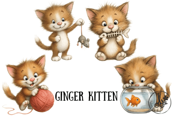 Warmth in Pixels: Using Ginger Kitten Clipart Effectively