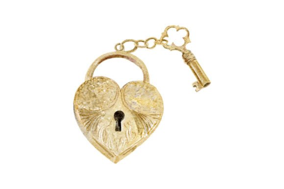 Watercolor Heart Lock and Key Clipart: A Designer's Guide